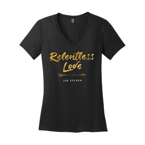 Ladies "Relentless Love" T-Shirt (Black)